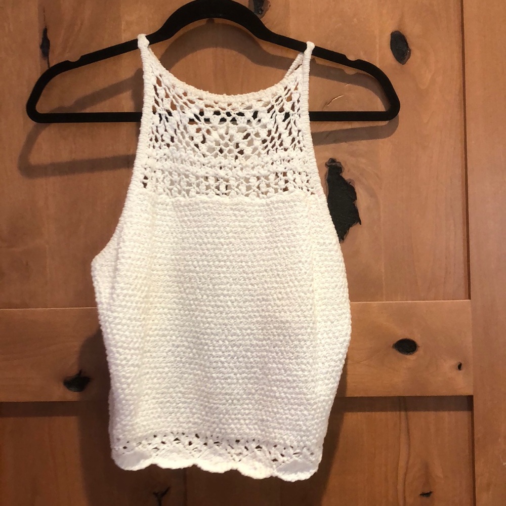 Knit crop top